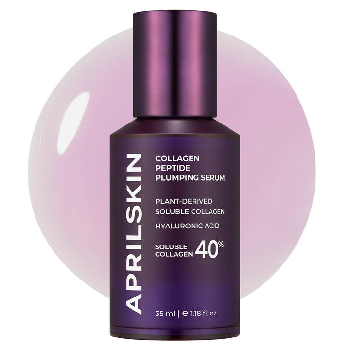APRILSKIN front packaging showing high 40% collagen concentration and benefits