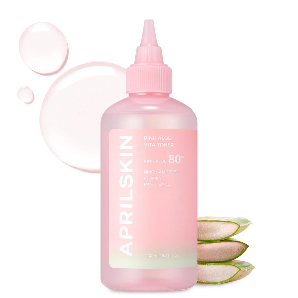 APRILSKIN front packaging showing clean vegan toner and brand clarity