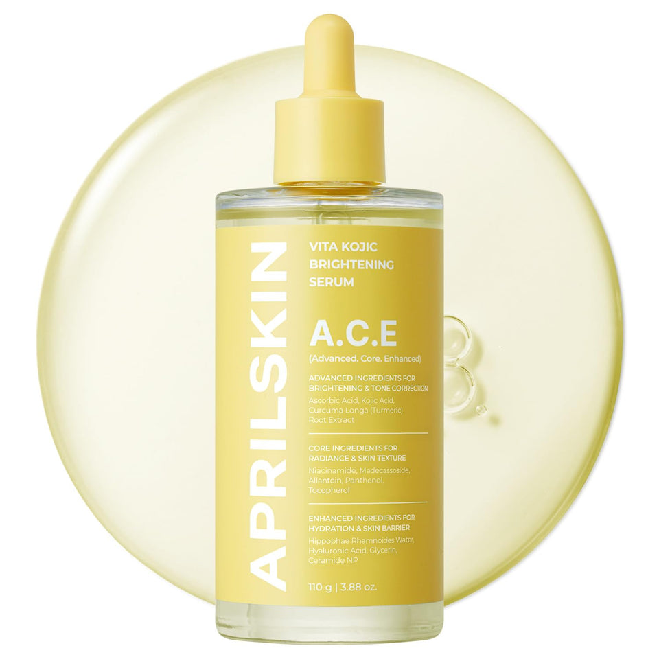 APRILSKIN front packaging showing bottle and branding for quick identification and trust