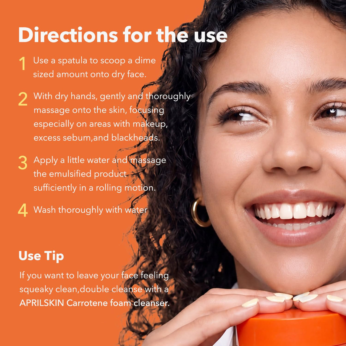 APRILSKIN cleansing balm staged on bathroom counter for nightly routine