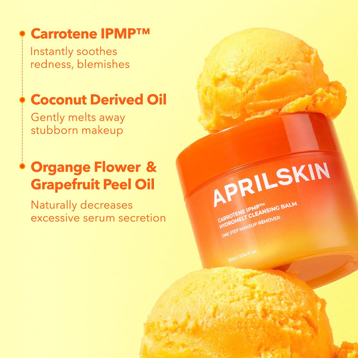 APRILSKIN product label and ingredient list emphasizing gentle formula