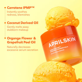 APRILSKIN product label and ingredient list emphasizing gentle formula