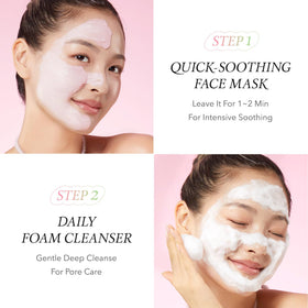 APRILSKIN removing waterproof makeup to show effective cleansing