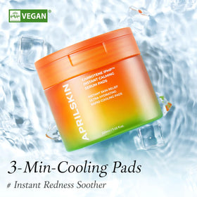 APRILSKIN close-up pad texture soaked in serum demonstrating hydration
