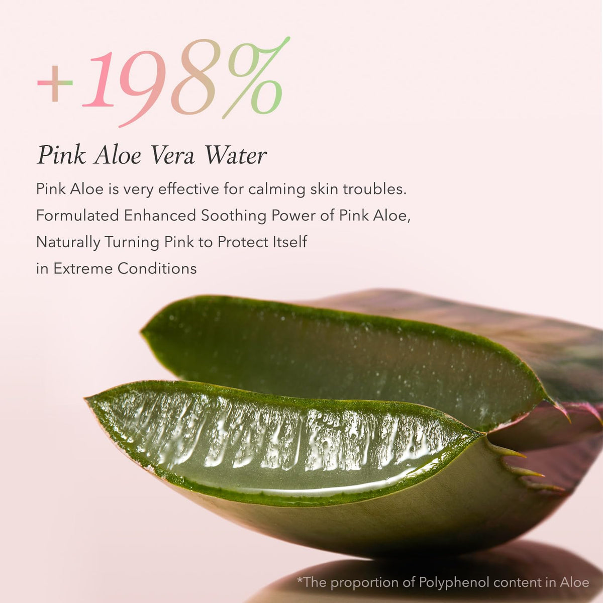 APRILSKIN product in hand showing elastic gel clinging to skin