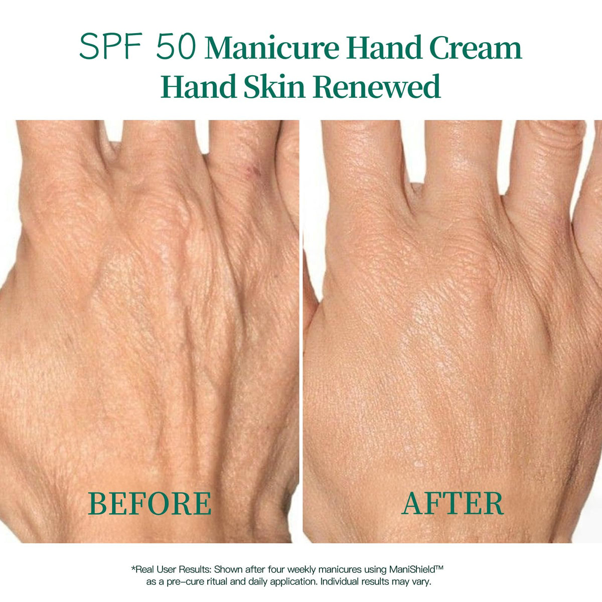 APUREE handscreen lightweight serum texture drop demonstrating quick absorption