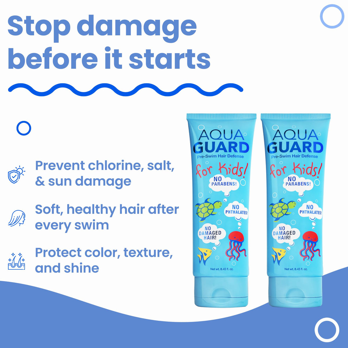 AQUA GUARD gel-like texture close-up illustrating smooth application