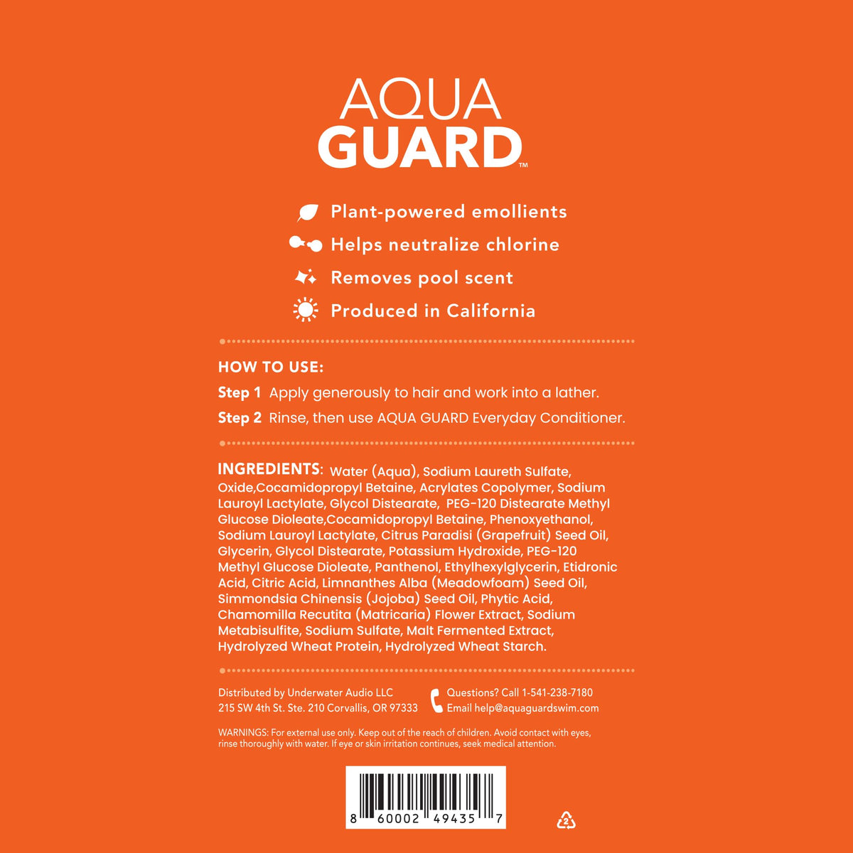 AQUA GUARD two-pack layout showing value and travel convenience