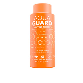 AQUA GUARD front bottle view showing clean design and benefit