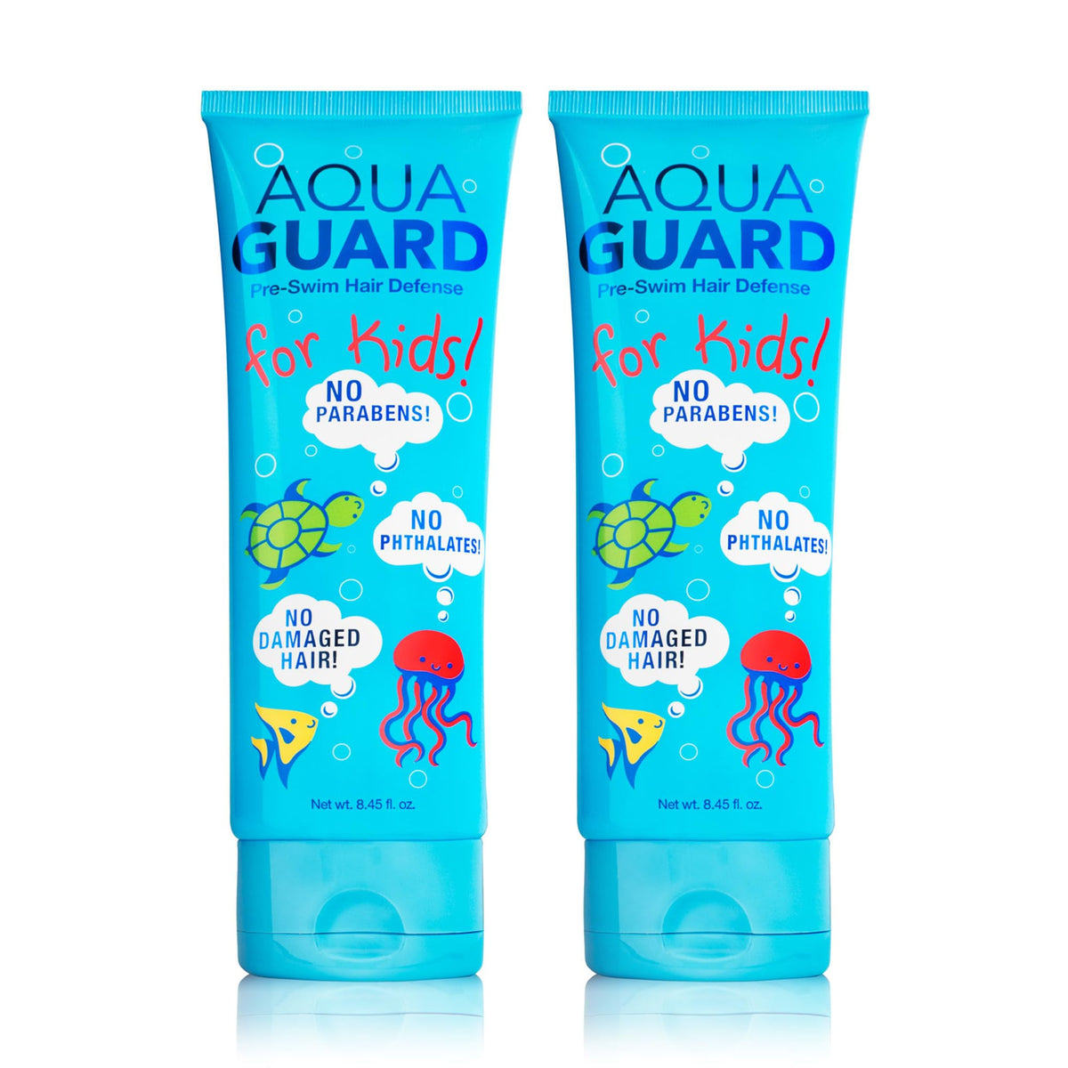 AQUA GUARD front packaging showing 8.45 oz bottle and 2-pack benefit