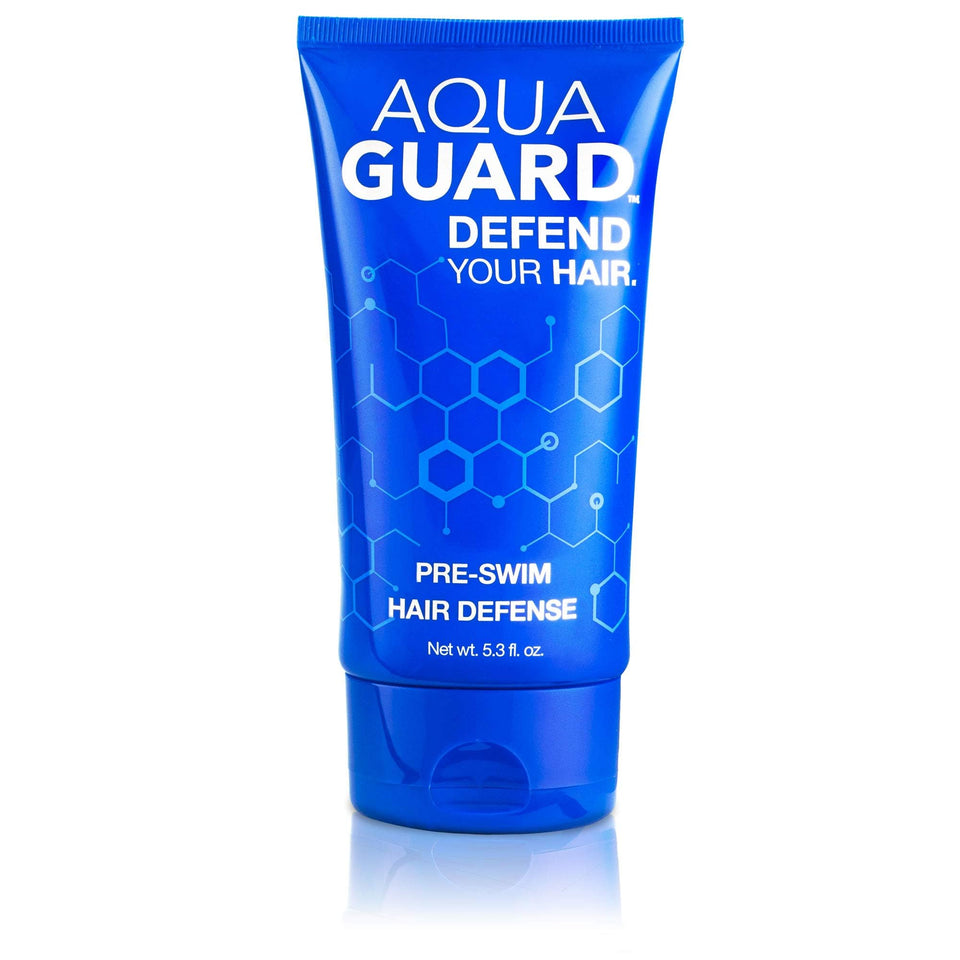 AQUA GUARD front packaging showing 5.3 oz bottle and clear branding for pool protection