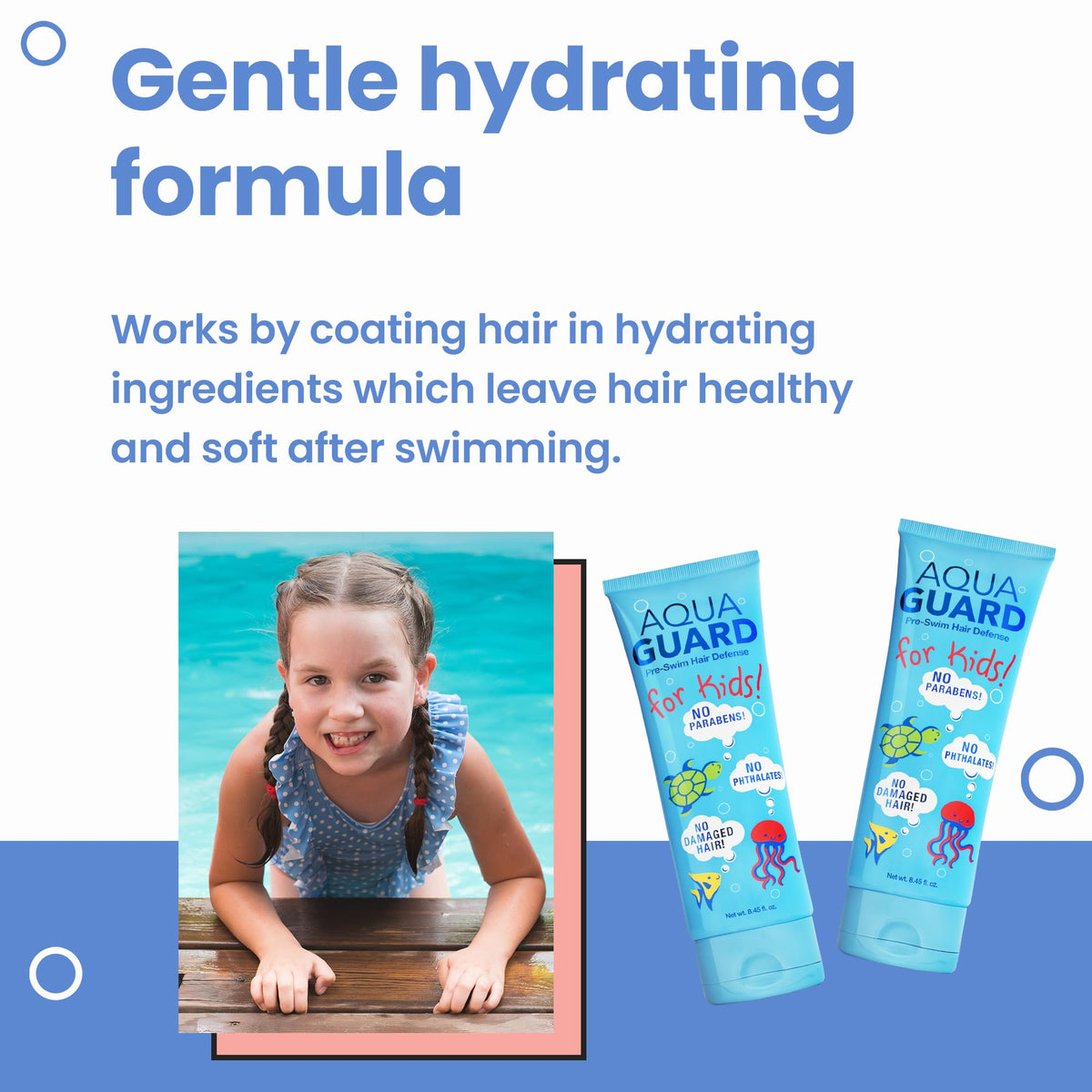 AQUA GUARD label close-up listing ingredients and safety certifications