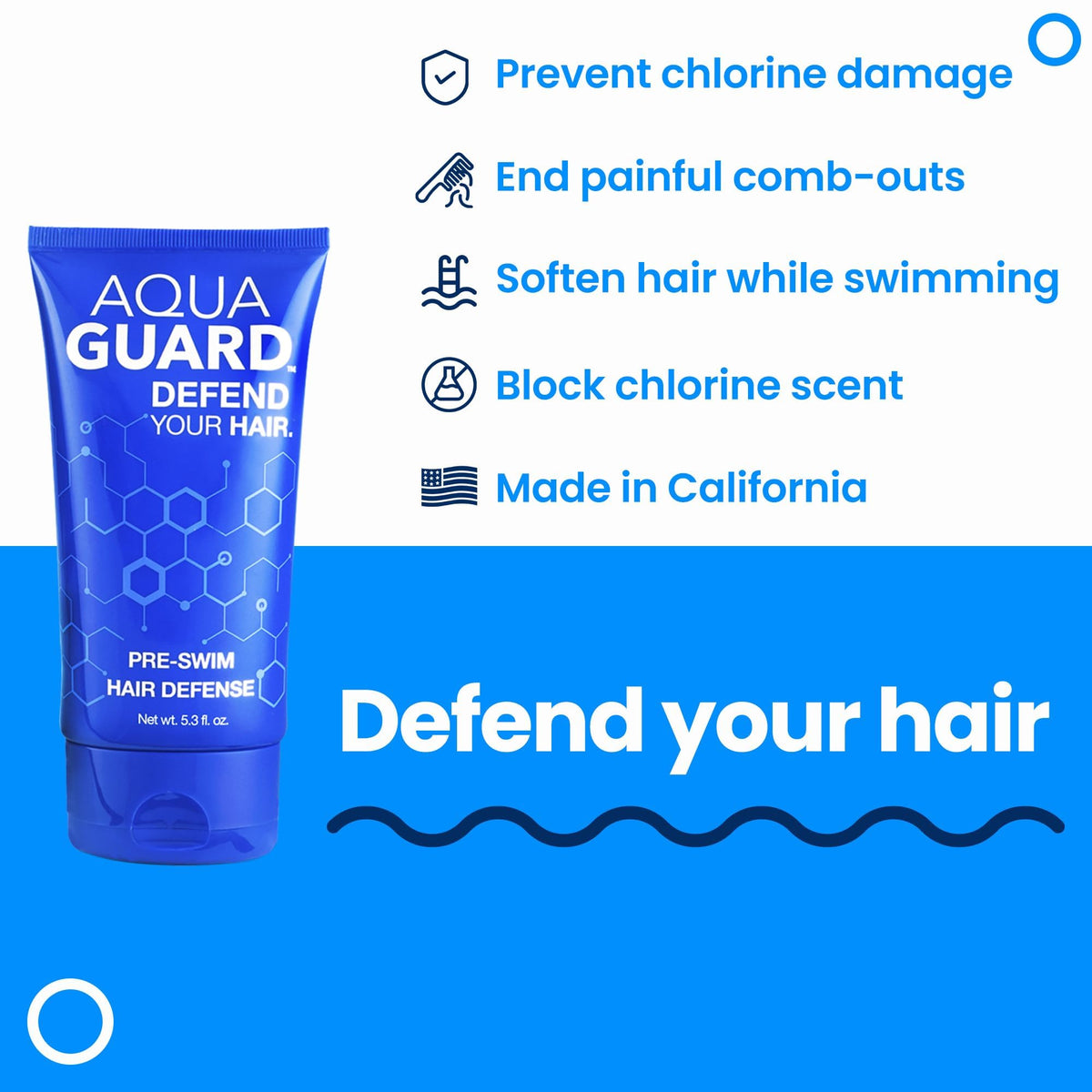 AQUA GUARD texture close-up showing creamy consistency for easy spread and barrier formation