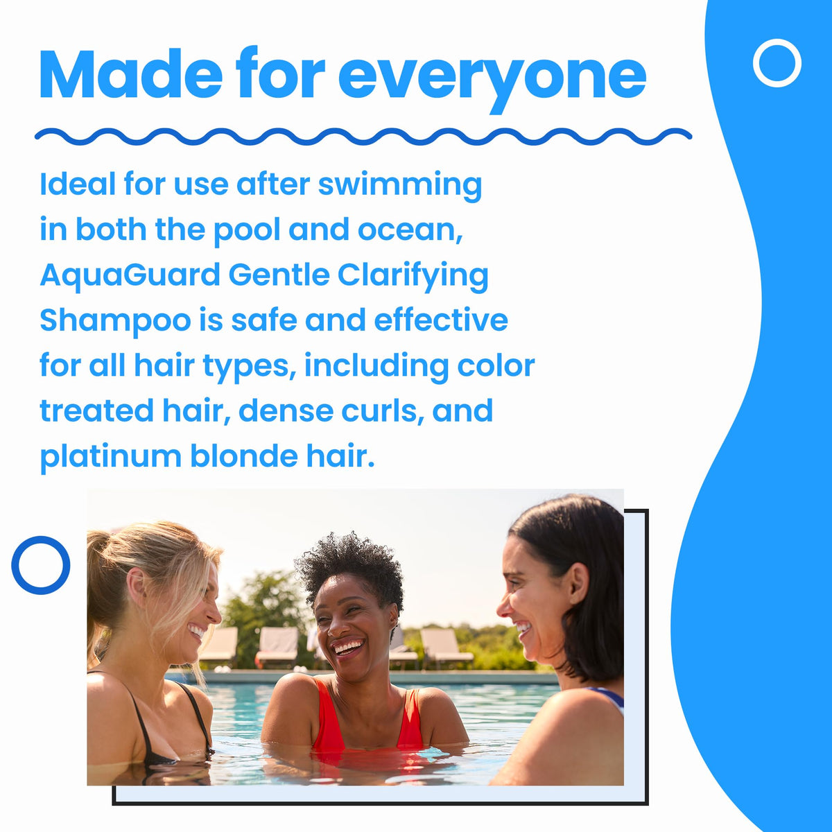 AQUA GUARD shampoo foam texture demonstrating gentle lather
