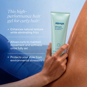 Aquage pump dispense showing gel amount to demonstrate usage and economy