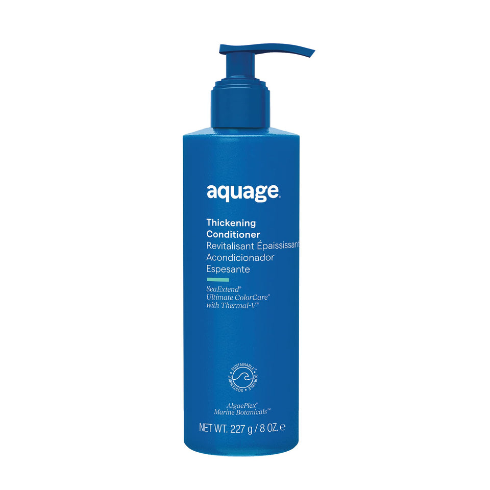Aquage SeaExtend front packaging showing bottle and label benefits