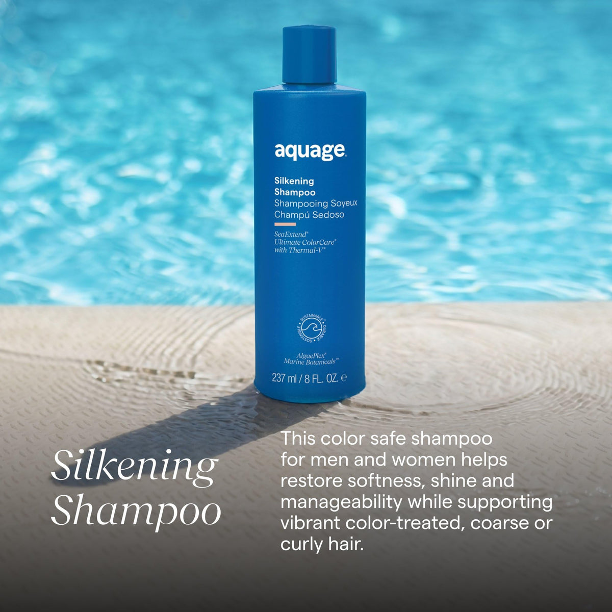 Aquage pump close-up enabling easy dispensing benefit