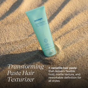 Aquage paste texture close-up demonstrating creamy matte hold benefits