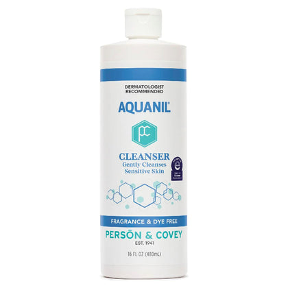 Aquanil 16 fl oz pump bottle front showing brand and easy dispensing benefit