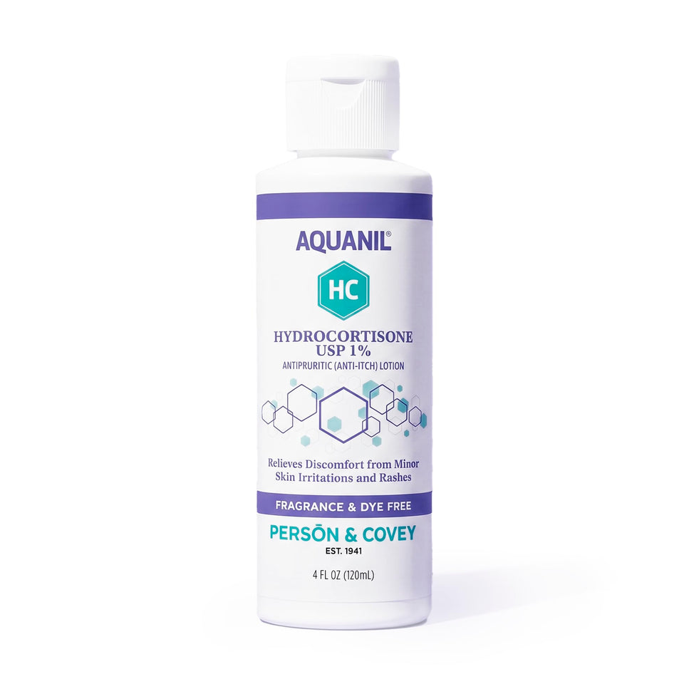 Aquanil front packaging showing 4 oz bottle and label benefits