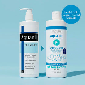 Close-up of Aquanil label highlighting ingredient clarity and clean formulation