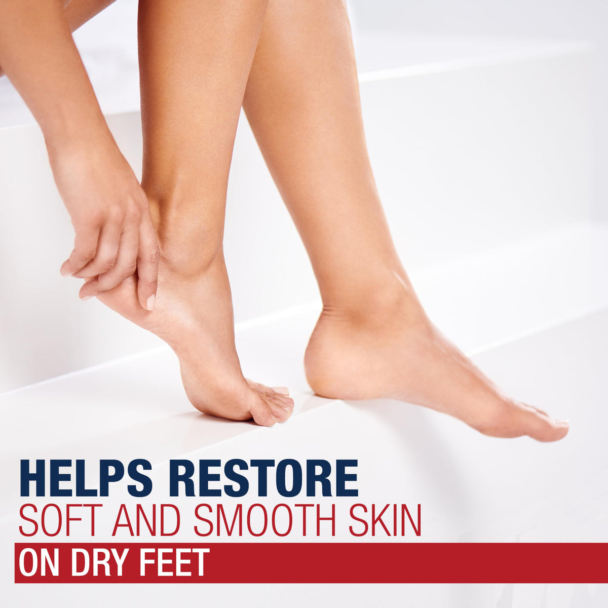 Aquaphor single foot mask pair removed from pack showing mess-free design