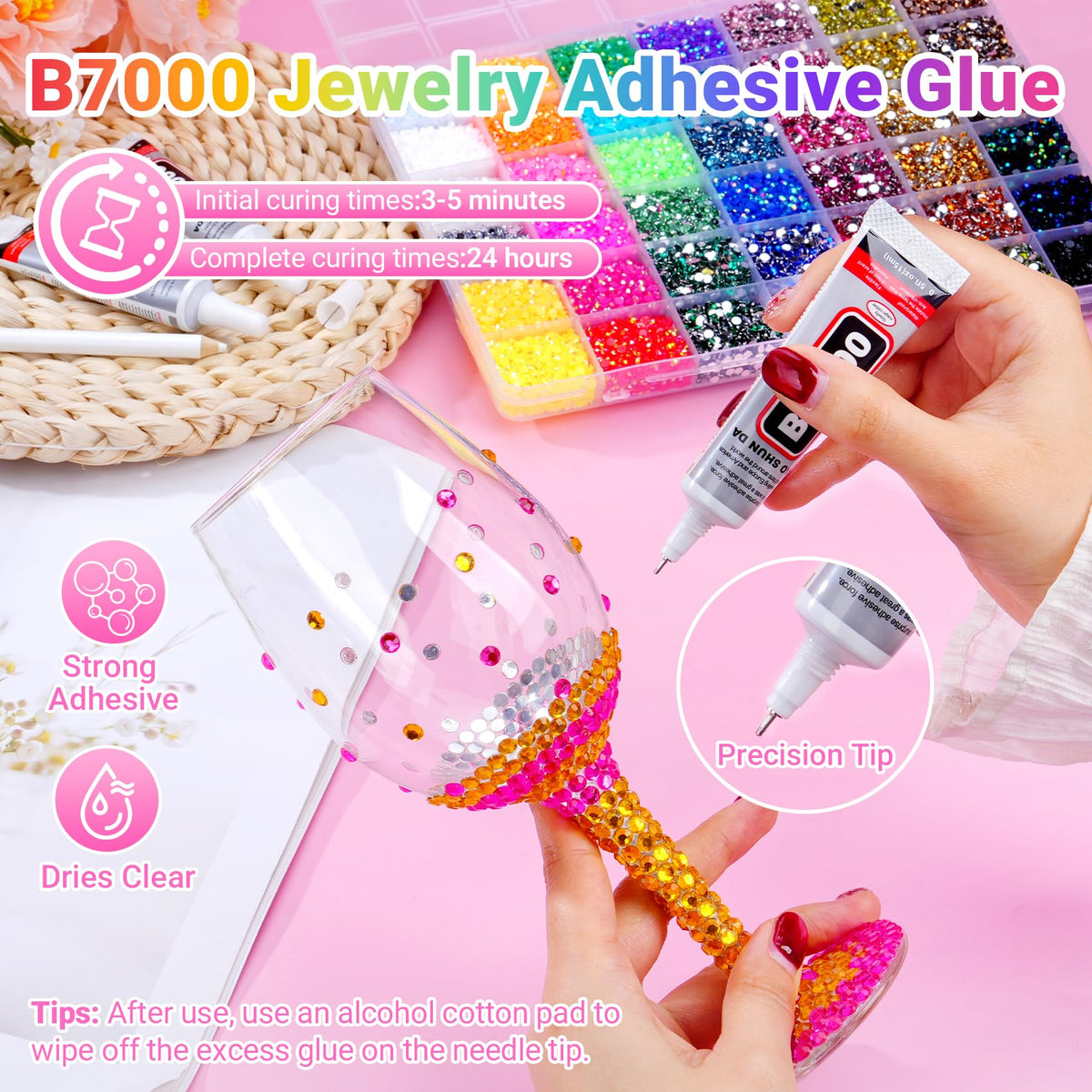 AraKulago pickup pen and tweezer tools for precise gem placement and control