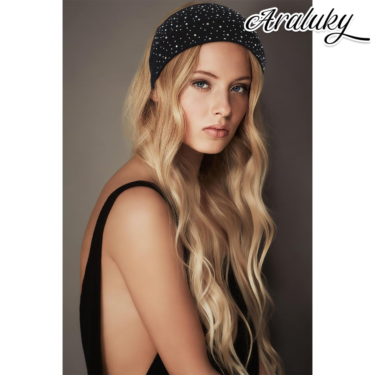 Araluky close-up of glitter dots highlighting subtle shine and refined flair
