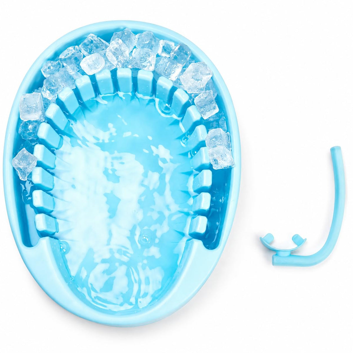 Arauris front view of face plunge bowl showing sleek design and easy use
