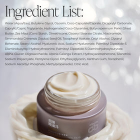 Arbonne DermResults applied to skin illustrating smooth finish