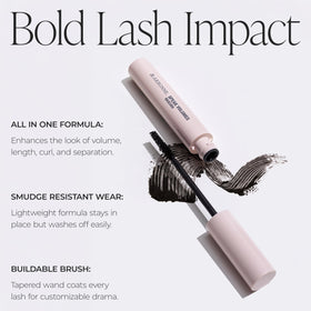 Arbonne Speak Volumes tapered brush detail capturing precision bristles for separation