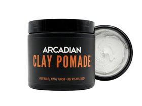 Arcadian front jar view showing 4oz packaging and matte styling benefit