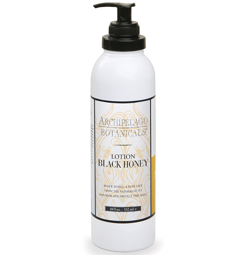 Archipelago Botanicals front bottle view showing fragrance and size benefit