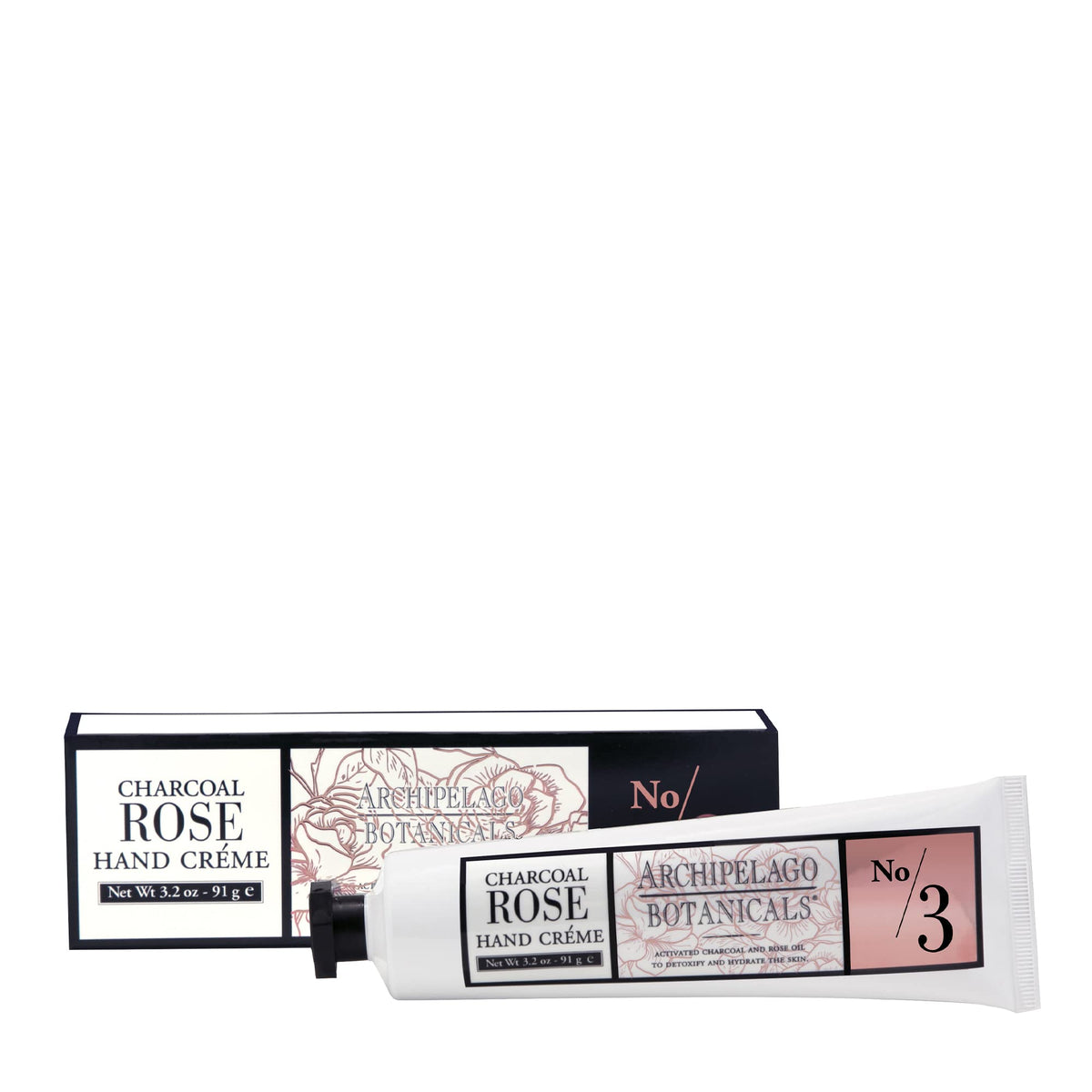 Archipelago Botanicals front packaging showing tube and branding, conveys premium quality