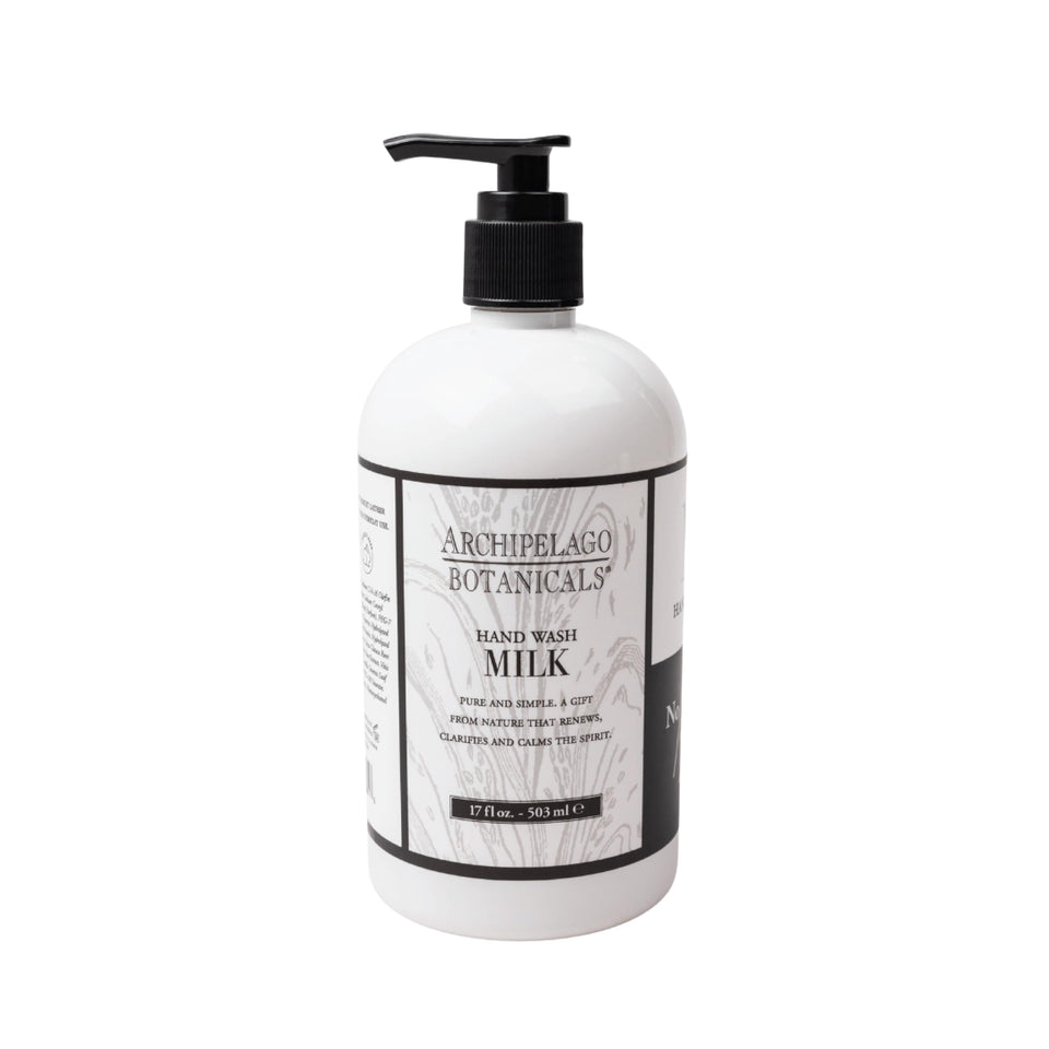 Archipelago Botanicals front label bottle showing clean design and moisturizing benefits