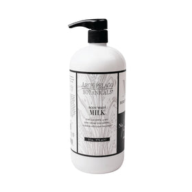 Archipelago Botanicals bottle front view showing product label benefits