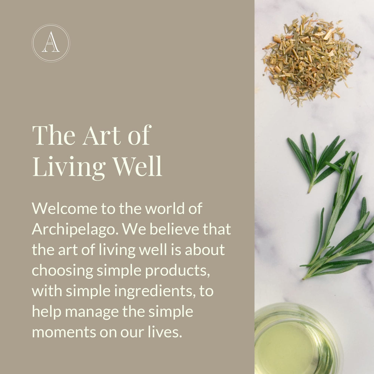 Archipelago Botanicals label highlighting paraben-free and gentle formula benefits