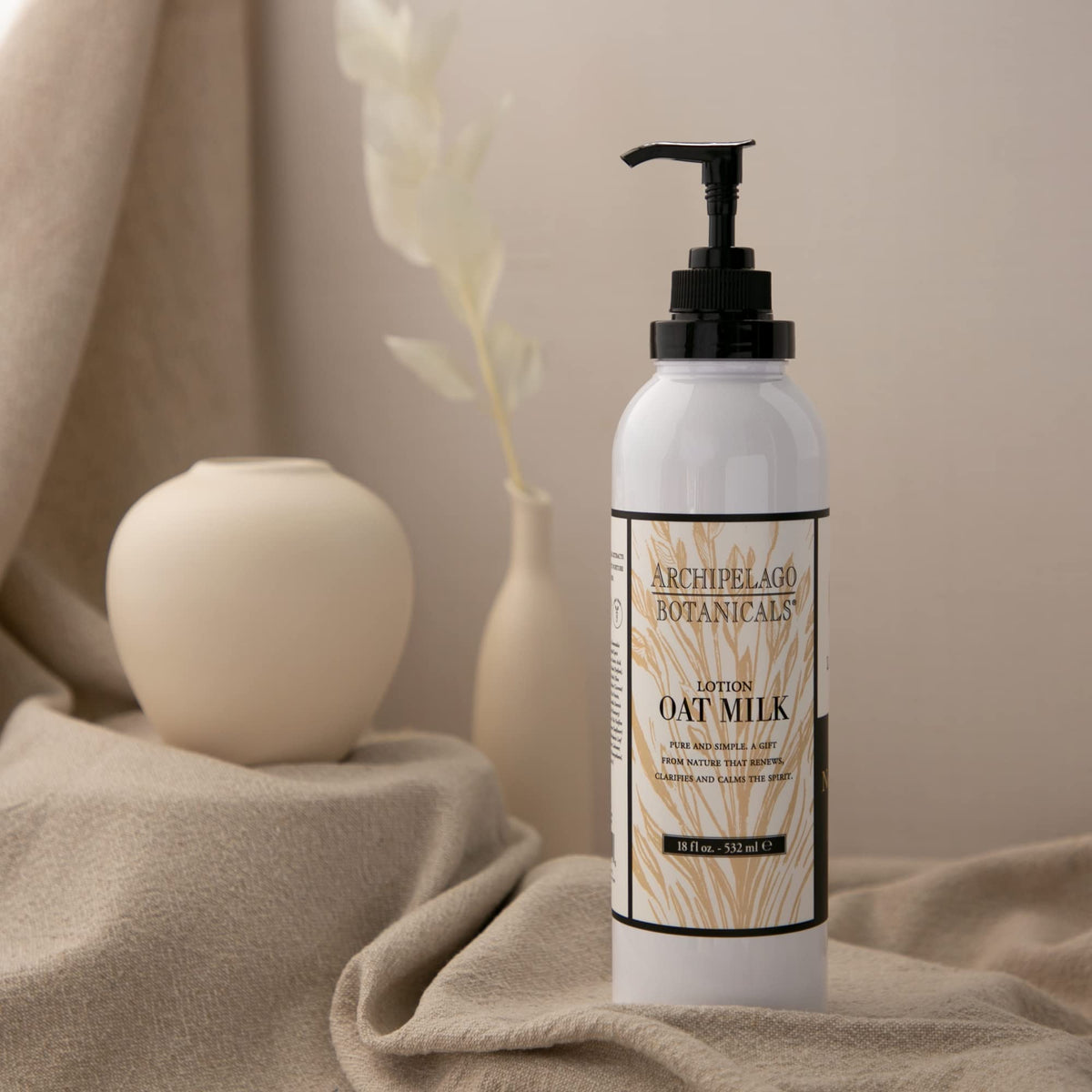 Archipelago Botanicals lotion texture close-up showing smooth non-greasy finish