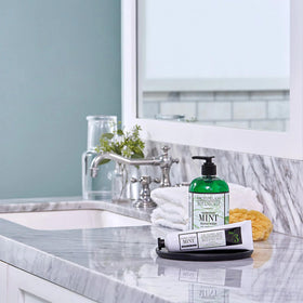 Archipelago Botanicals size comparison beside common items showing portable 3.2 oz convenience