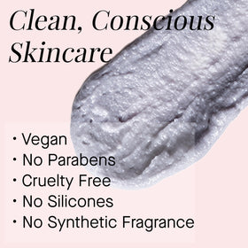 ARCONA close-up of cranberry gommage texture showing gentle exfoliation benefit