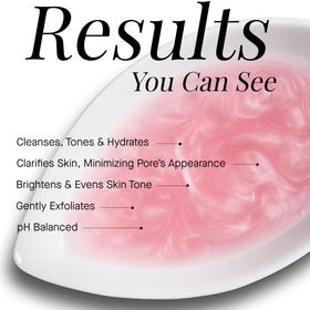 ARCONA cranberry toner milky texture close-up highlighting smooth hydration