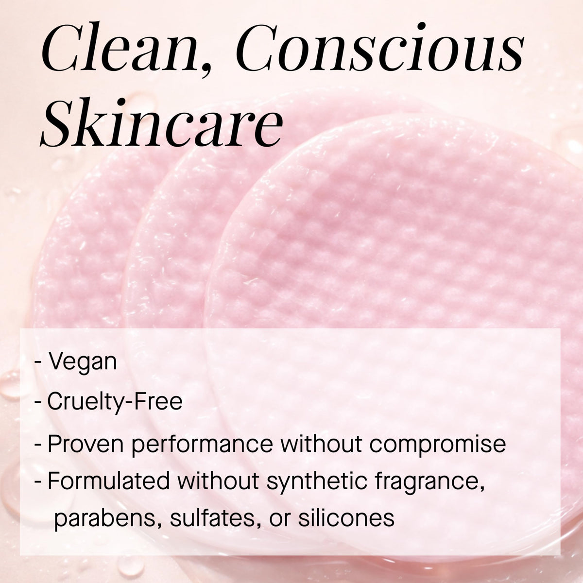 ARCONA botanical ingredients raspberry and witch hazel showing natural clarifying support