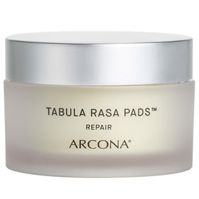 ARCONA front tin showing Tabula Rasa Pads and packaging benefit quick use