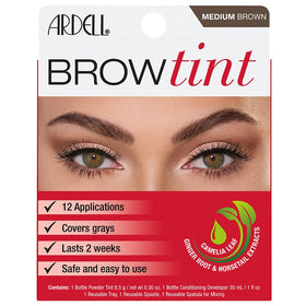 Ardell front packaging showing kit contents and benefit of salon-style brows