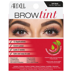 Ardell front packaging showing complete brow tint kit benefit convenience