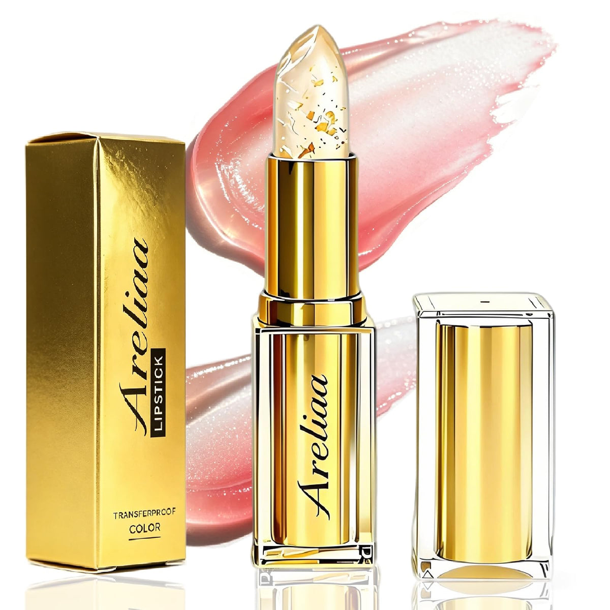 Areliaa front packaging showing sleek tube and clean design benefit: easy identification