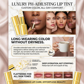 Areliaa signature on lips application showing sheer pink result, illustrates natural flattering tint