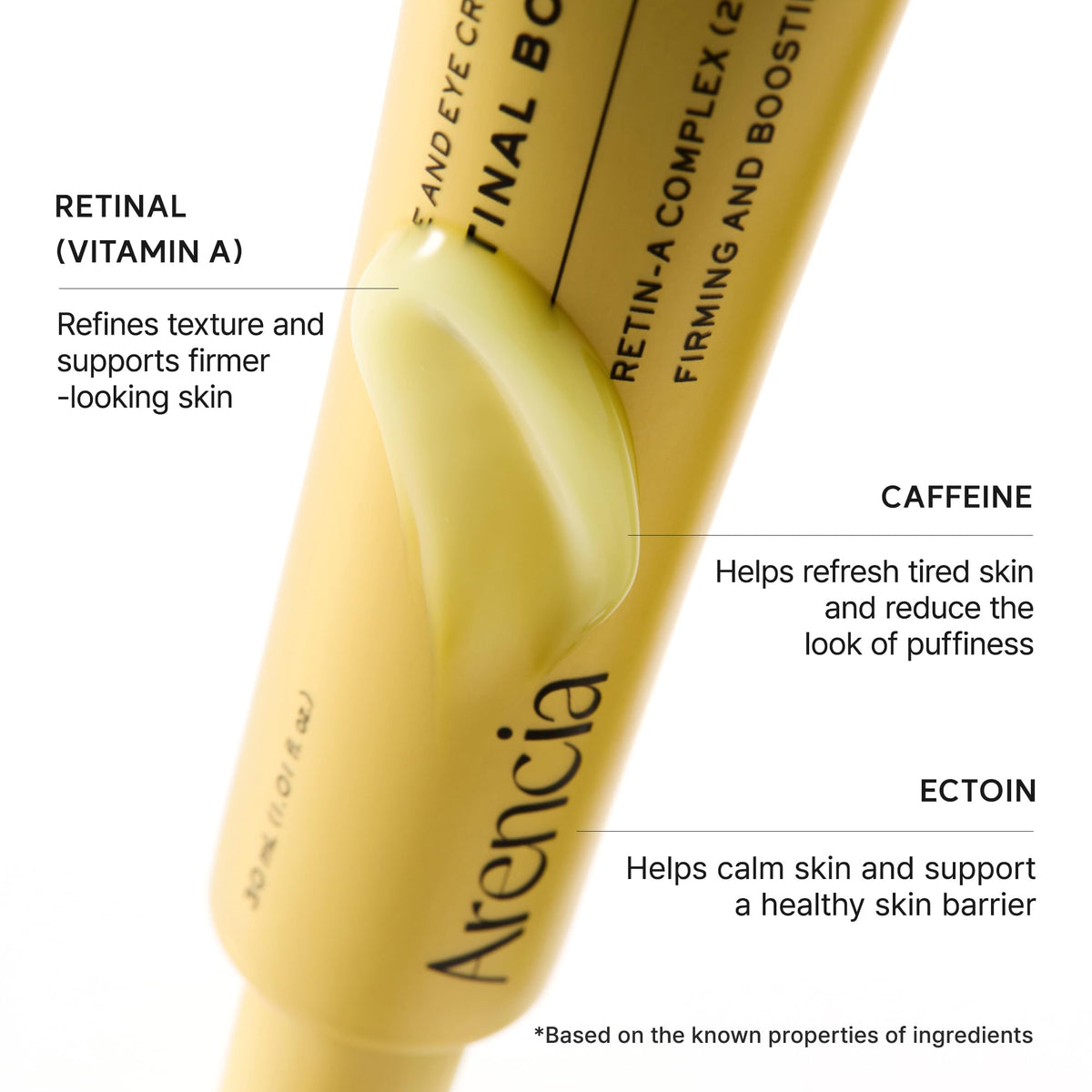 ARENCIA applying serum to cheek to show targeted use and pore-refining benefit