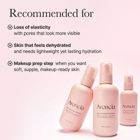 ARENCIA back label close-up listing key ingredients and directions