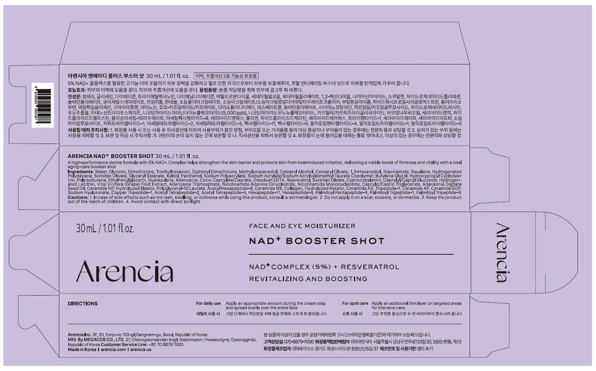 ARENCIA before and after texture comparison showing visible smoothing benefit